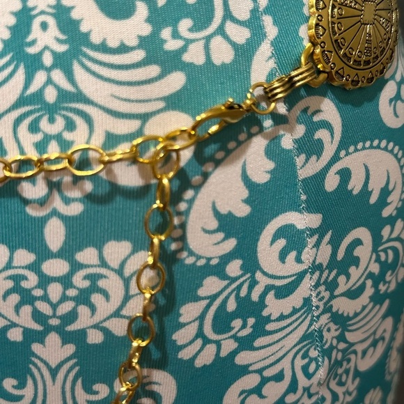 Gold Chain Belt. Boho, vintage, renaissance, festival, regal hippie, Stage Coach main image 4